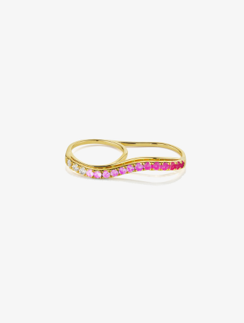 Ruby sale ombre ring