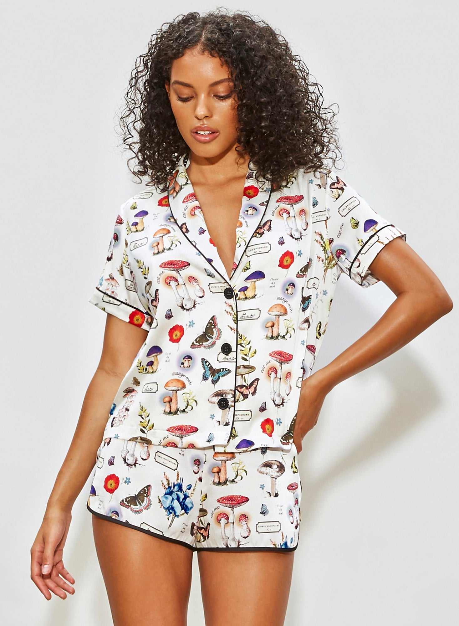 Magical Mushroom Short Sleeve PJ Top