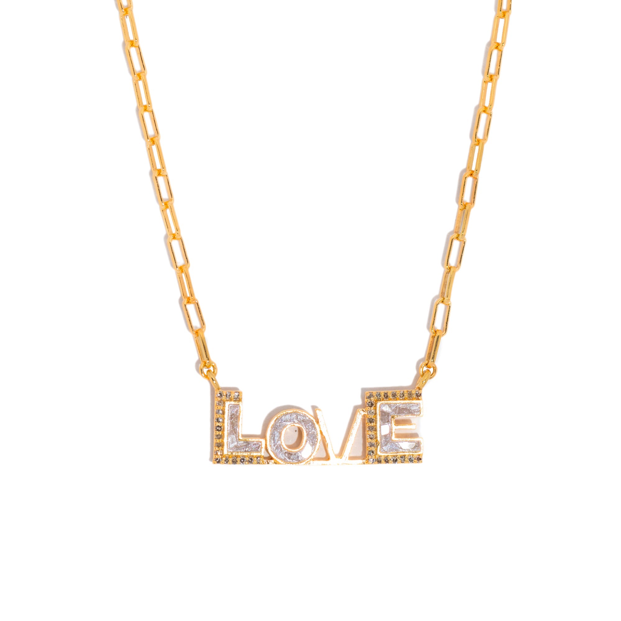 Love II Gold Vermeil Pendant Necklace