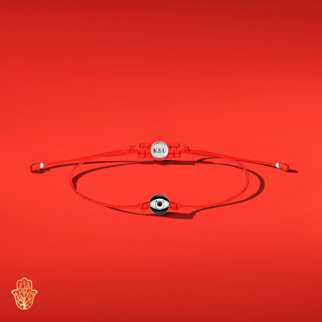 Fierce Protector - Evil Eye Red String Bracelet